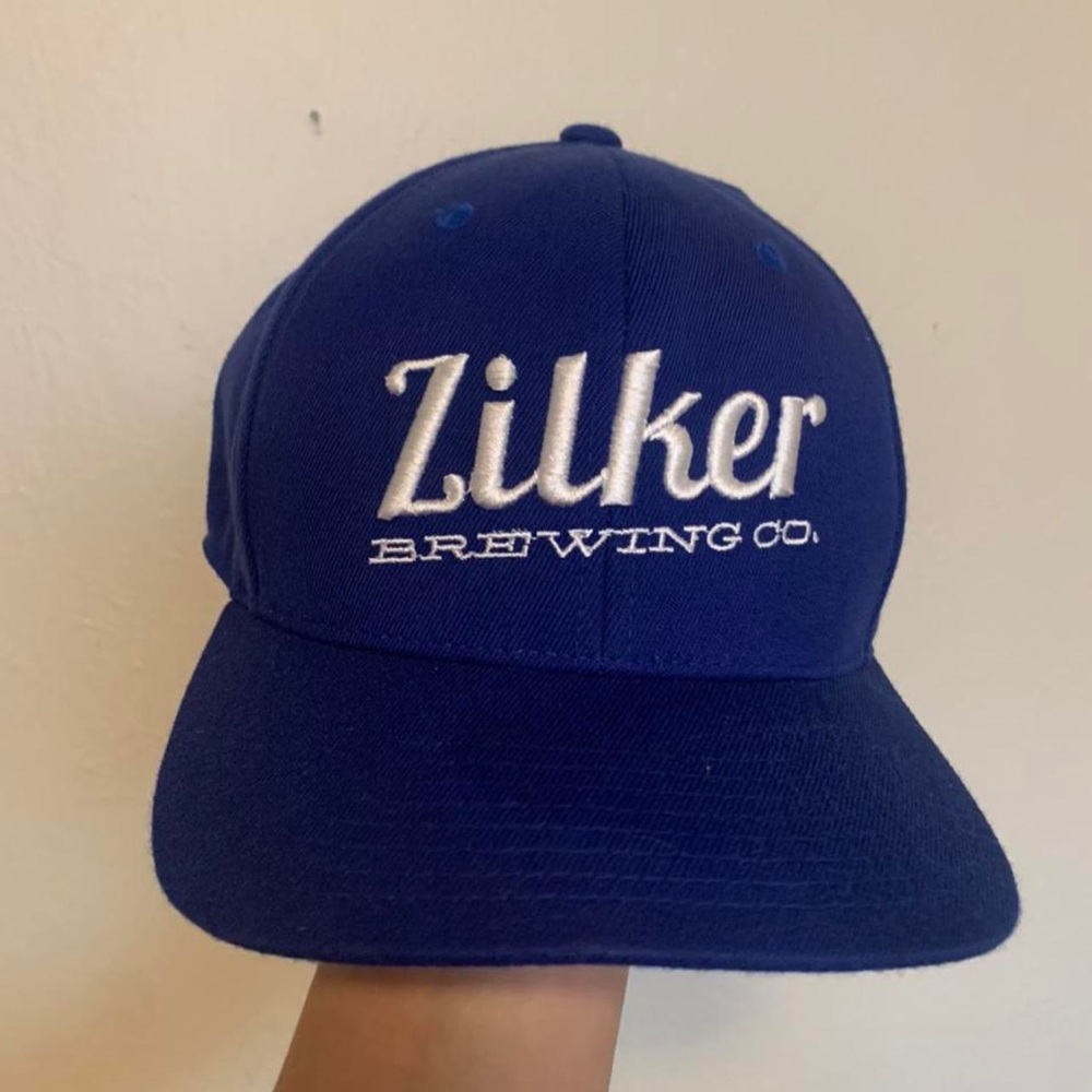 ZILKER Brewing Blue Snap Back Trucker Hat
